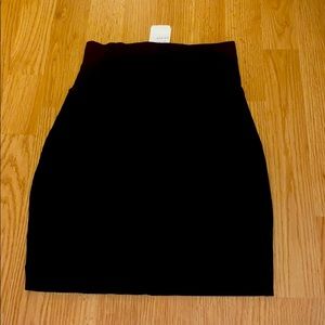 Black pencil skirt